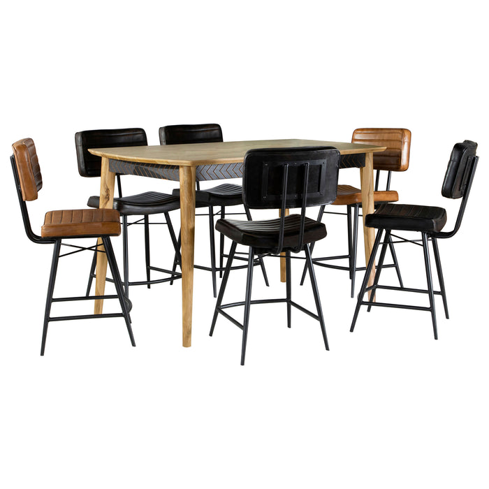 Partridge Counter Height Dining Sets - Casa Morelos / Coahuila Furniture (Oklahoma City, OK)