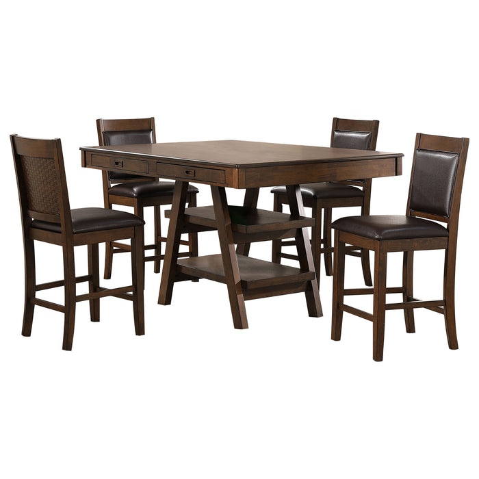 Dewey 5 Pc Counter Height Dining Sets - Casa Morelos / Coahuila Furniture (Oklahoma City, OK)