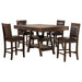 Dewey 5 Pc Counter Height Dining Sets - Casa Morelos / Coahuila Furniture (Oklahoma City, OK)