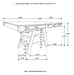 Dewey 5 Pc Counter Height Dining Sets - Casa Morelos / Coahuila Furniture (Oklahoma City, OK)