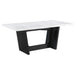 Sherry Rectangular Marble Top Dining Table set - Casa Morelos / Coahuila Furniture (Oklahoma City, OK)