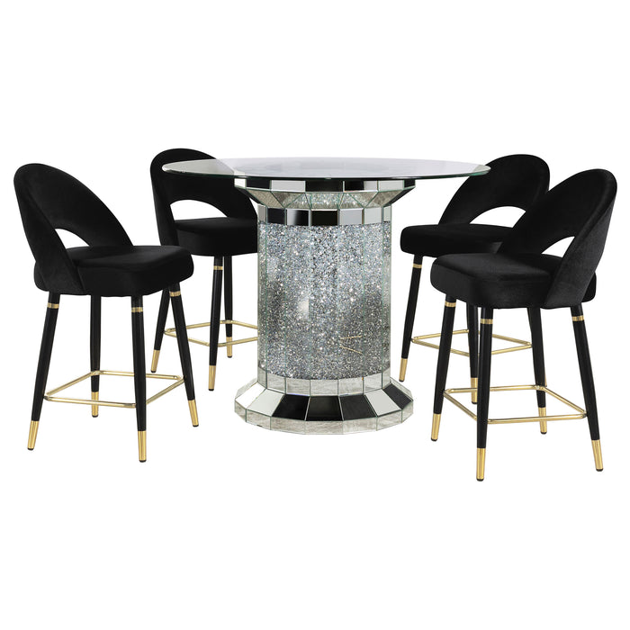 Ellie 5 Pc Counter Height Dining Sets - Casa Morelos / Coahuila Furniture (Oklahoma City, OK)