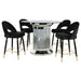 Ellie 5 Pc Counter Height Dining Sets - Casa Morelos / Coahuila Furniture (Oklahoma City, OK)