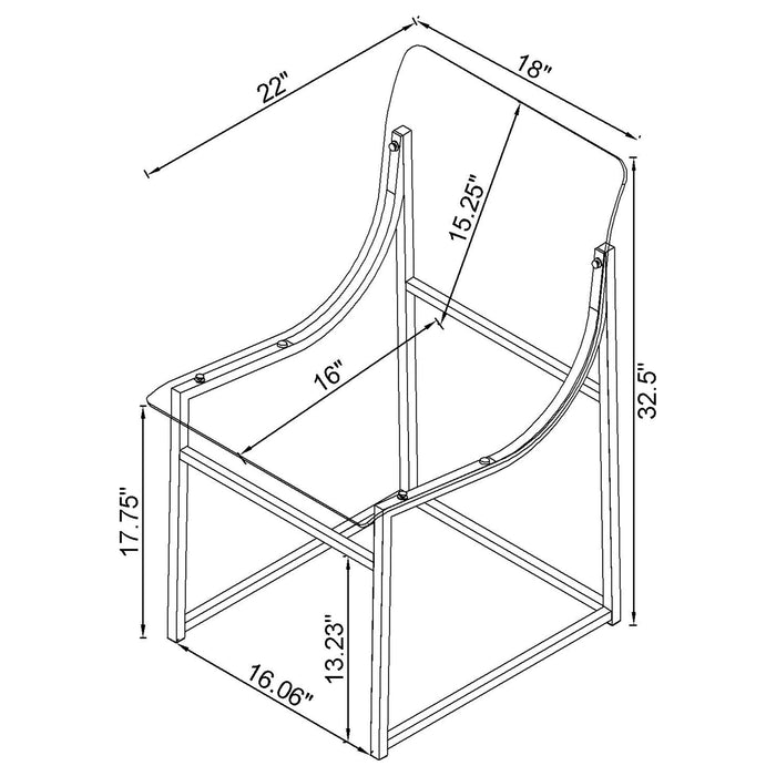 Adino Side Chairs - Casa Morelos / Coahuila Furniture (Oklahoma City, OK)
