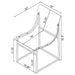 Adino Side Chairs - Casa Morelos / Coahuila Furniture (Oklahoma City, OK)