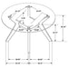 Paxton 5 Pc Dining Sets - Casa Morelos / Coahuila Furniture (Oklahoma City, OK)