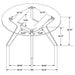 Paxton Dining Tables - Casa Morelos / Coahuila Furniture (Oklahoma City, OK)
