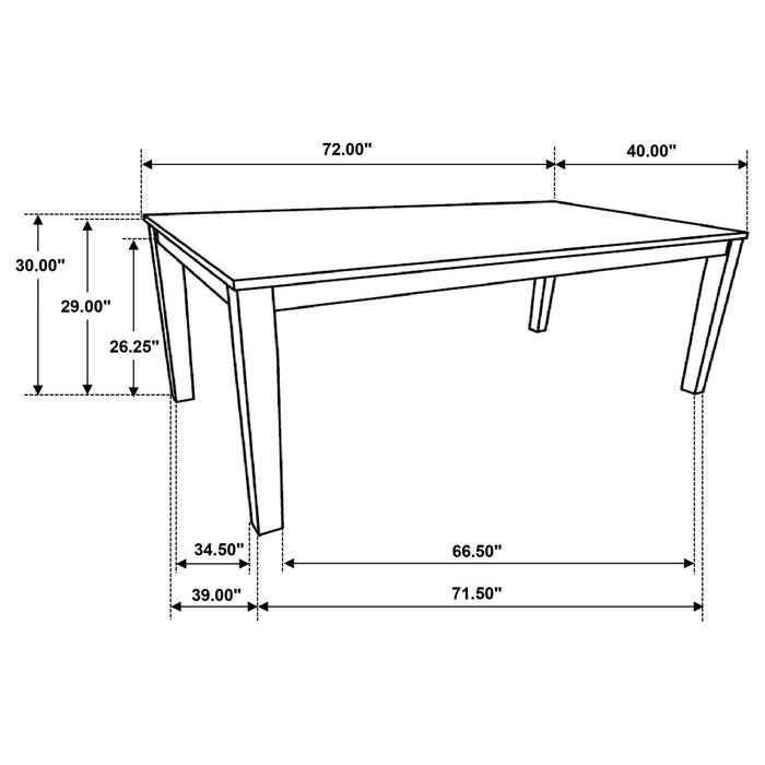 Hollis Dining Sets - Casa Morelos / Coahuila Furniture (Oklahoma City, OK)