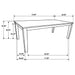 Hollis Dining Sets - Casa Morelos / Coahuila Furniture (Oklahoma City, OK)