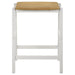 Edgeworth 3-piece Kitchen Island Counter Table Set White - Casa Morelos / Coahuila Furniture (Oklahoma City, OK)