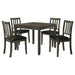 Parkwood 5 Pc Dining Set - Casa Morelos / Coahuila Furniture (Oklahoma City, OK)