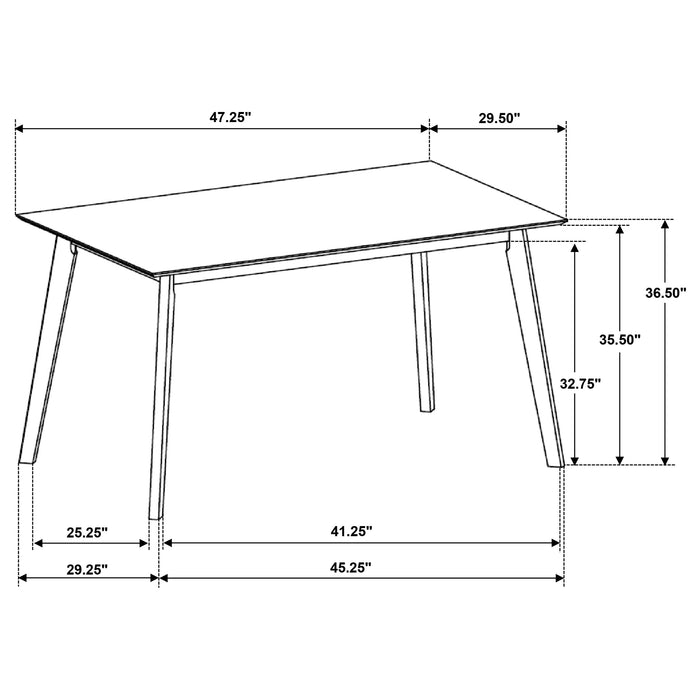Robbie 5 Pc Counter Height Dining Set - Casa Morelos / Coahuila Furniture (Oklahoma City, OK)