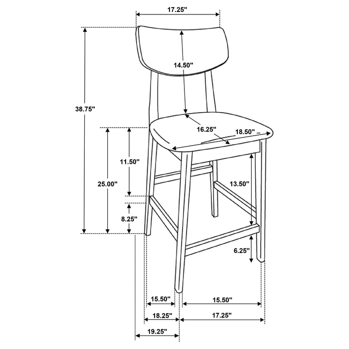 Robbie 5 Pc Counter Height Dining Set - Casa Morelos / Coahuila Furniture (Oklahoma City, OK)