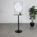 Keanu Pedestal Cloud-Shaped Top Bar Table Black - Casa Morelos / Coahuila Furniture (Oklahoma City, OK)