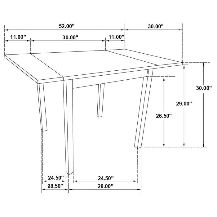 Kelso 5 Pc Dining Sets - Casa Morelos / Coahuila Furniture (Oklahoma City, OK)