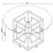 Starlight Dining Tables - Casa Morelos / Coahuila Furniture (Oklahoma City, OK)