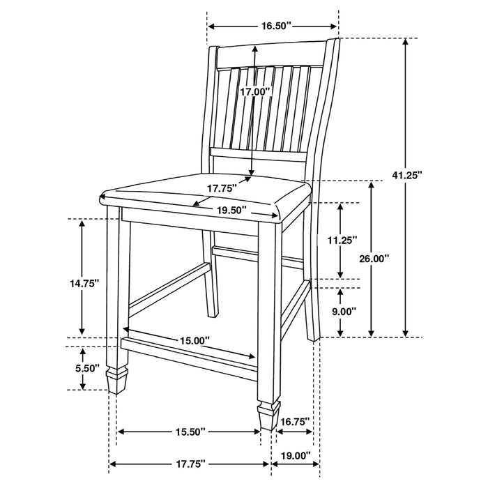 Sarasota Counter Height Dining Sets - Casa Morelos / Coahuila Furniture (Oklahoma City, OK)