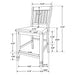 Sarasota Counter Height Dining Sets - Casa Morelos / Coahuila Furniture (Oklahoma City, OK)