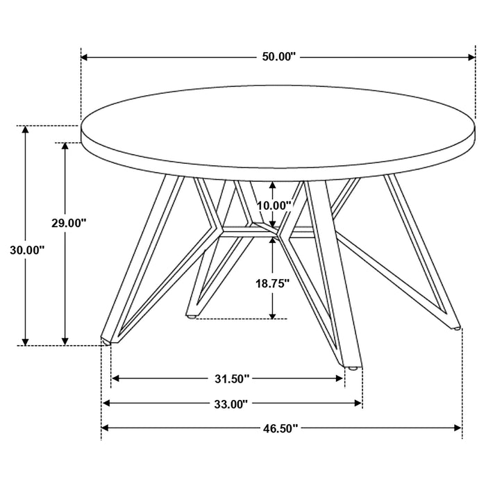 Neil 5 Pc Dining Sets - Casa Morelos / Coahuila Furniture (Oklahoma City, OK)
