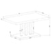 Brooklyn 5 Pc Dining Sets - Casa Morelos / Coahuila Furniture (Oklahoma City, OK)