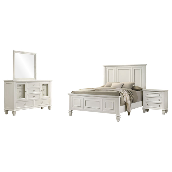 Sandy Beach 4 & 5 Piece Pc Bedroom Set Cal.King & E.King - Casa Morelos / Coahuila Furniture (Oklahoma City, OK)