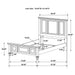 Sandy Beach 4 & 5 Piece Pc Bedroom Set Cal.King & E.King - Casa Morelos / Coahuila Furniture (Oklahoma City, OK)