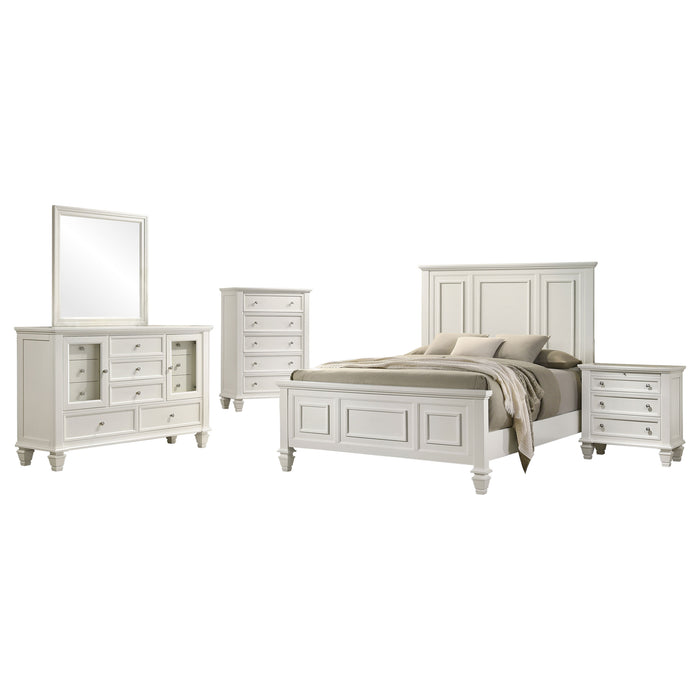 Sandy Beach 4 & 5 Piece Pc Bedroom Set Cal.King & E.King - Casa Morelos / Coahuila Furniture (Oklahoma City, OK)