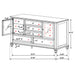 Sandy Beach 4 & 5 Piece Pc Bedroom Set Cal.King & E.King - Casa Morelos / Coahuila Furniture (Oklahoma City, OK)