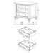 Sandy Beach Bedroom Set Black - Casa Morelos / Coahuila Furniture (Oklahoma City, OK)