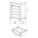 Sandy Beach Bedroom Set Black - Casa Morelos / Coahuila Furniture (Oklahoma City, OK)