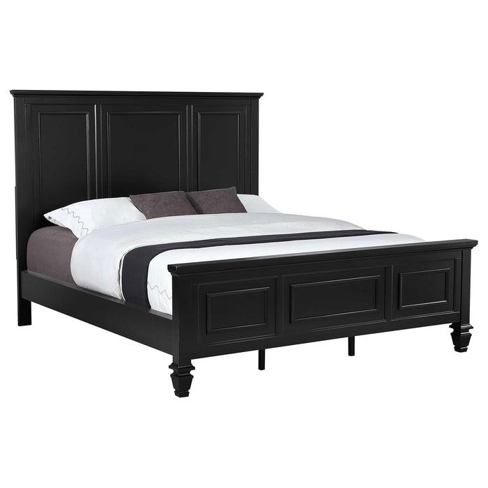 Sandy Beach 63-inch Wood Panel Bed Black - Casa Morelos / Coahuila Furniture (Oklahoma City, OK)