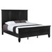 Sandy Beach 63-inch Wood Panel Bed Black - Casa Morelos / Coahuila Furniture (Oklahoma City, OK)