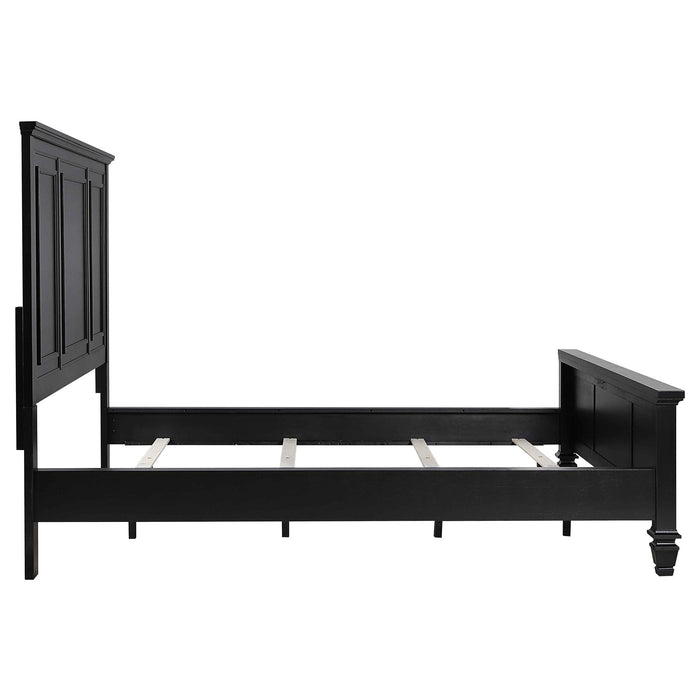 Sandy Beach 63-inch Wood Panel Bed Black - Casa Morelos / Coahuila Furniture (Oklahoma City, OK)