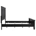 Sandy Beach 63-inch Wood Panel Bed Black - Casa Morelos / Coahuila Furniture (Oklahoma City, OK)