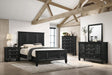 Sandy Beach 4 & 5 Piece Storage Bedroom Set with Sleigh Headboard E.King, Queen, & Cal.King - Casa Morelos / Coahuila Furniture (Oklahoma City, OK)