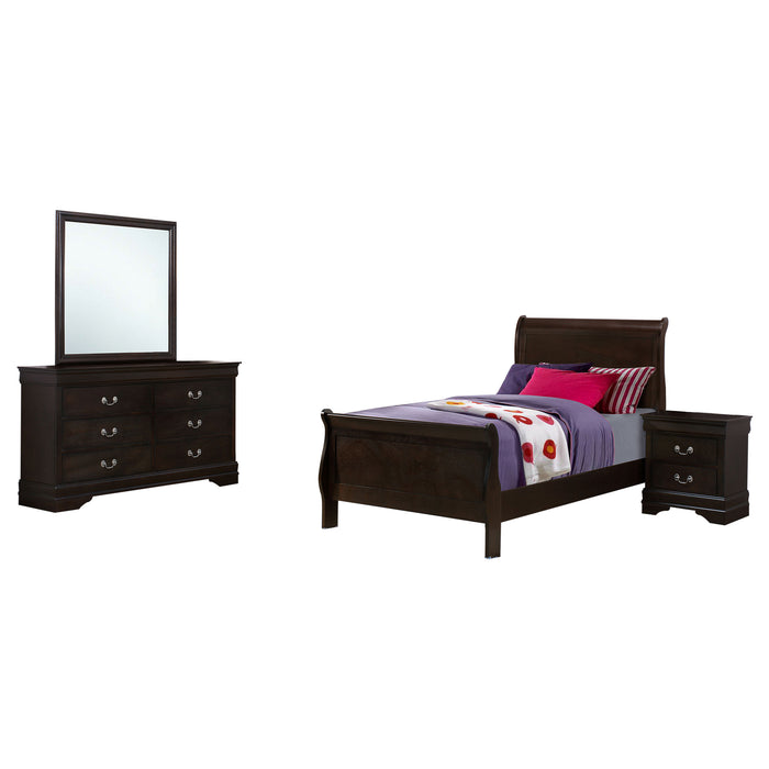 Louis Philippe 4 & 5 Piece Bedroom Sets Twin & Queen - Casa Morelos / Coahuila Furniture (Oklahoma City, OK)