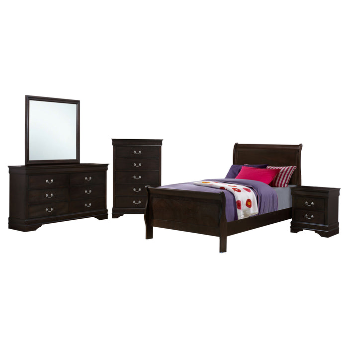 Louis Philippe 4 & 5 Piece Bedroom Sets Twin & Queen - Casa Morelos / Coahuila Furniture (Oklahoma City, OK)