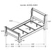 Louis Philippe Bedroom Set - Casa Morelos / Coahuila Furniture (Oklahoma City, OK)