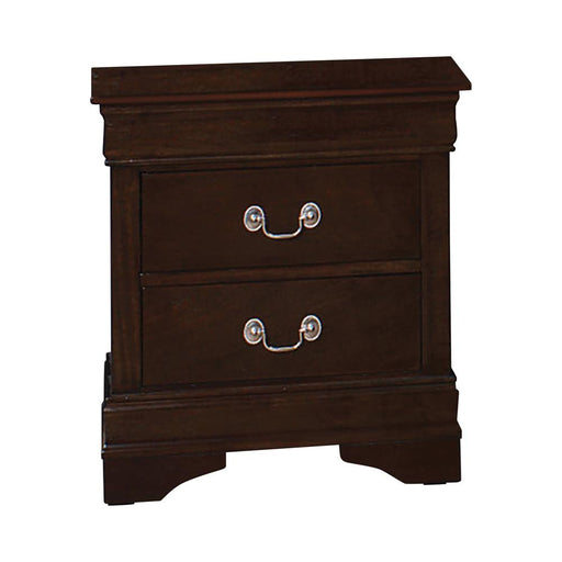 Louis Philippe 2-drawer Nightstand Cappuccino - Casa Morelos / Coahuila Furniture (Oklahoma City, OK)