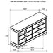 Louis Philippe Bedroom Set - Casa Morelos / Coahuila Furniture (Oklahoma City, OK)