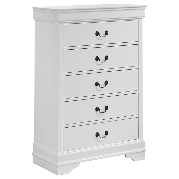Louis Philippe 4 & 5 Piece Bedroom Set Full, Twin, King, & Queen - Casa Morelos / Coahuila Furniture (Oklahoma City, OK)