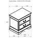 Louis Philippe 4 & 5 Piece Bedroom Set Full, Twin, King, & Queen - Casa Morelos / Coahuila Furniture (Oklahoma City, OK)