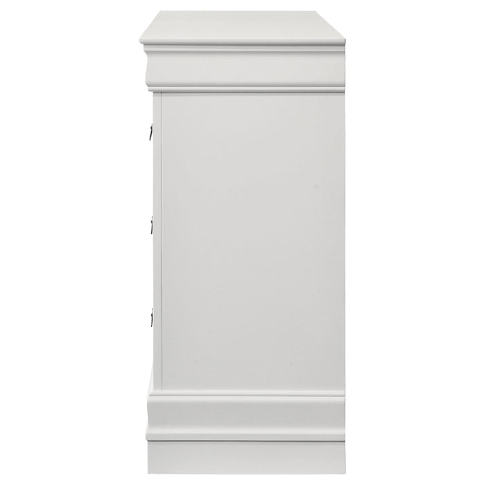Louis Philippe 6-drawer Dresser White - Casa Morelos / Coahuila Furniture (Oklahoma City, OK)
