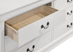 Louis Philippe 6-drawer Dresser White - Casa Morelos / Coahuila Furniture (Oklahoma City, OK)