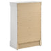 Louis Philippe 5-drawer Bedroom Chest White - Casa Morelos / Coahuila Furniture (Oklahoma City, OK)