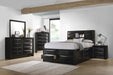 Briana Panel Bedroom Set California King, Eastren King, & Queen with Sleigh Headboard Black 4 & 5 Piece - Casa Morelos / Coahuila Furniture (Oklahoma City, OK)