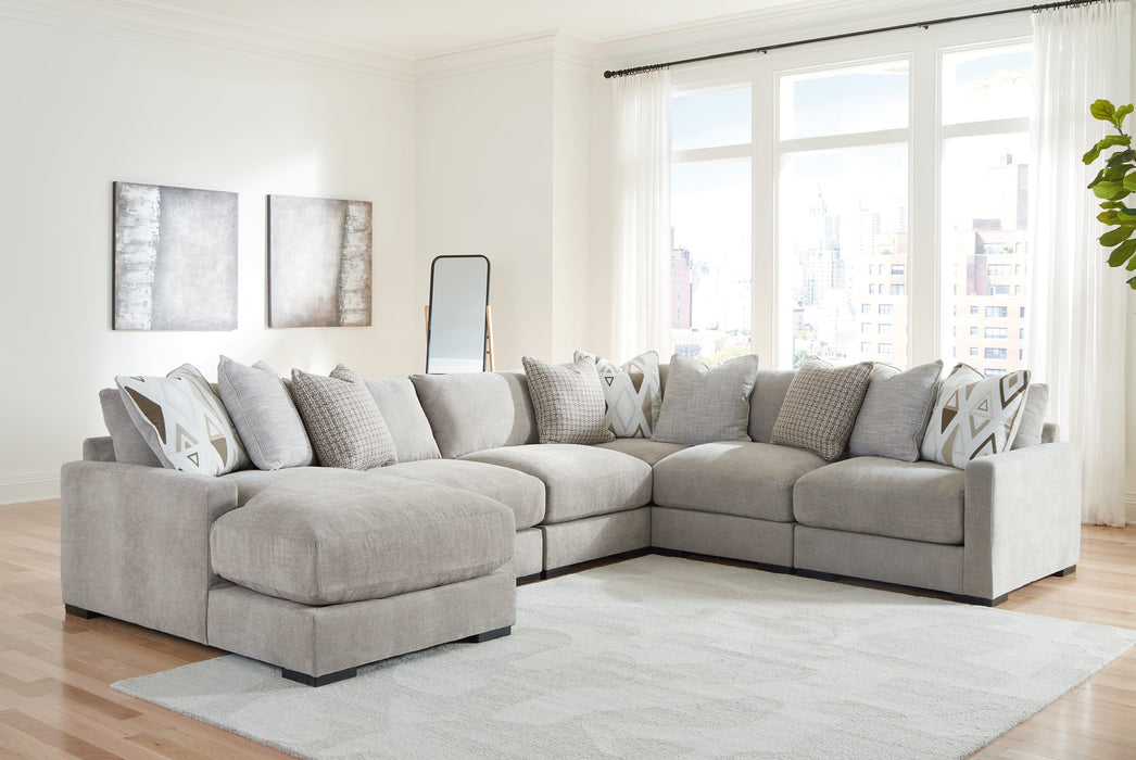 Aslan Court Sectional with Chaise - Casa Morelos / Coahuila Furniture (Oklahoma City, OK)