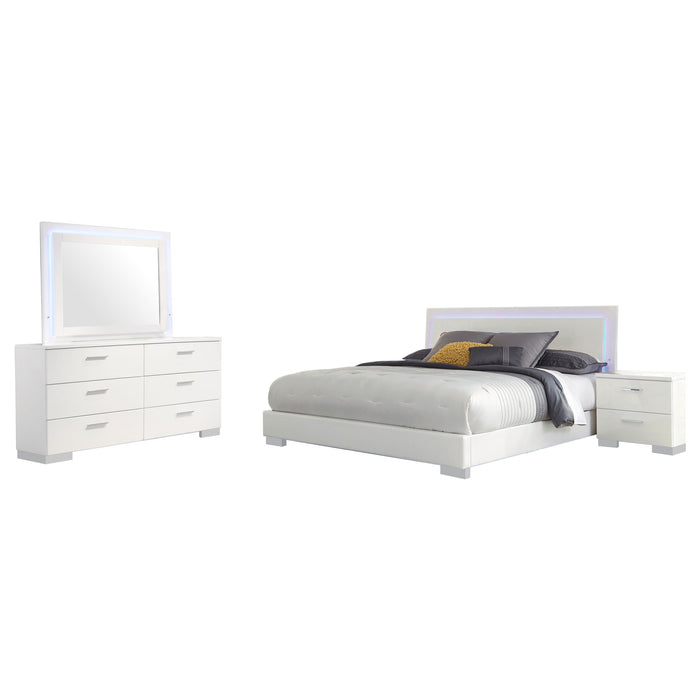 Felicity Bedroom Set White - Casa Morelos / Coahuila Furniture (Oklahoma City, OK)