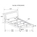 Felicity Bedroom Set White - Casa Morelos / Coahuila Furniture (Oklahoma City, OK)