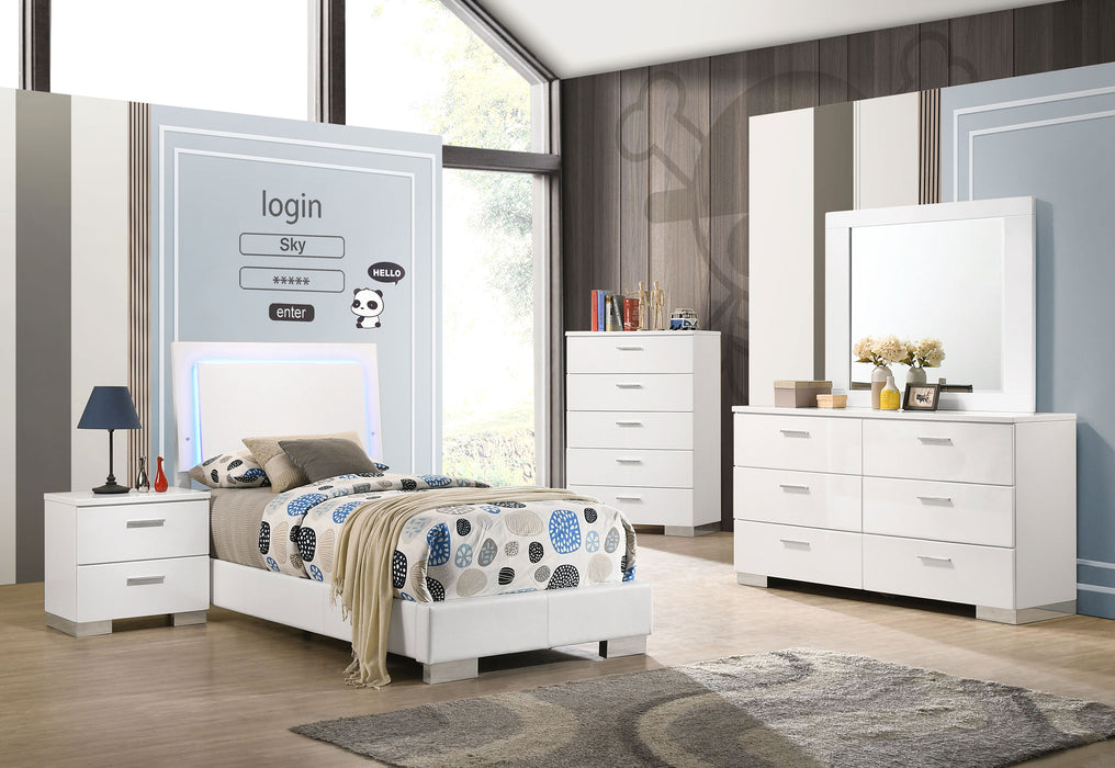 Felicity Bedroom Set White - Casa Morelos / Coahuila Furniture (Oklahoma City, OK)